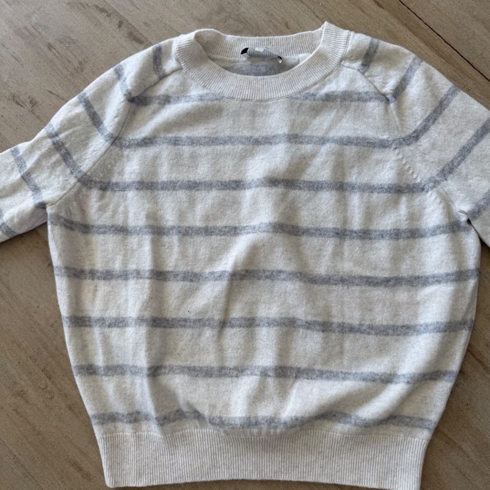 Vince Cashmere Striped Sweater - Picture 4 of 6